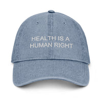 Health is a Human Right Denim Hat